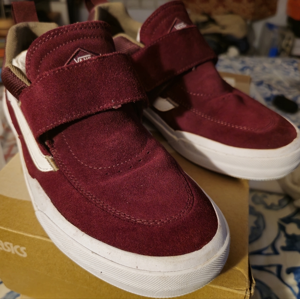 Vans  KYLE WALKER Suede Sneakers - Burgundy
